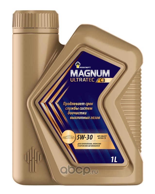 ROSNEFT Magnum Ultratec 5W-30 C3, 1 л.